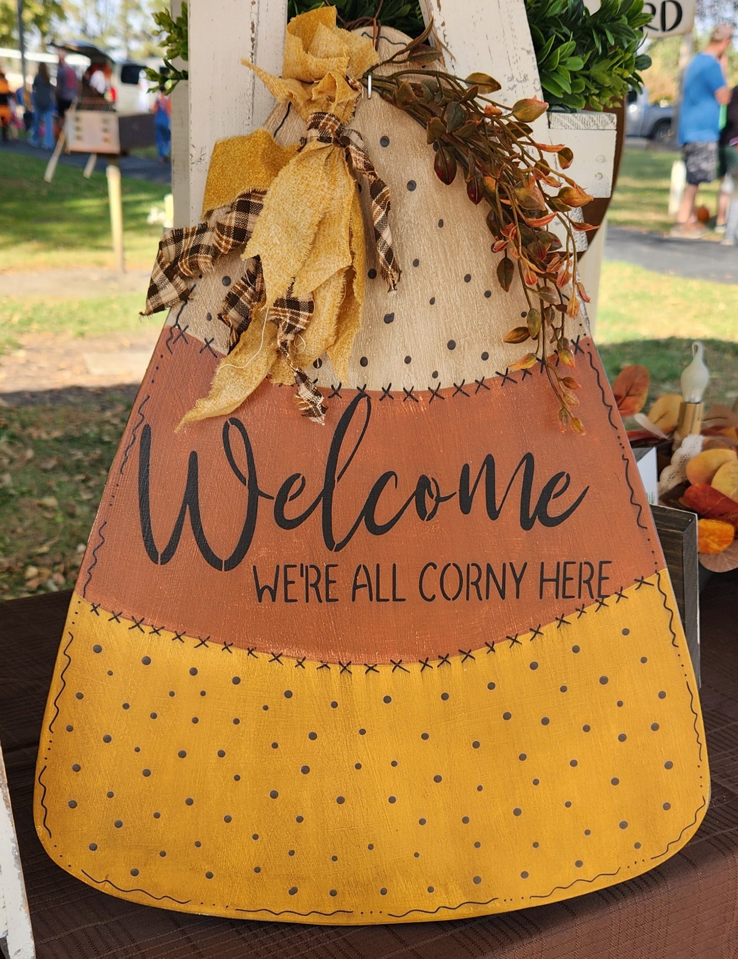 Candy Corn Door Hanger